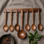 Premium Sheesham Wooden Spoon Set – Handcrafted Dining & Kitchen Décor Spoons