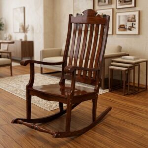 Classic Sheesham Wood Rocking Chair