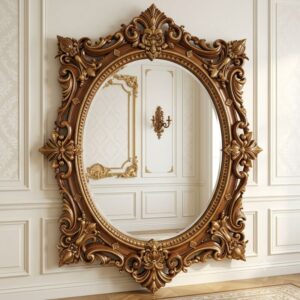 Empress Ornate Oval Imperial Mirror