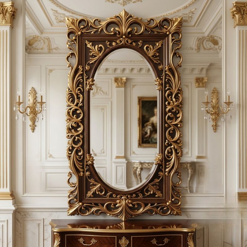 Imperial Portico Oval-in-Rectangular Mirror Imperial Portico Oval-in-Rectangular Mirror