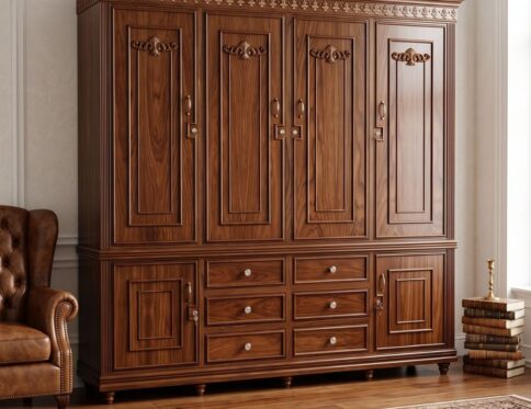 Shahi Executive 4-Door Wardrobe Combination