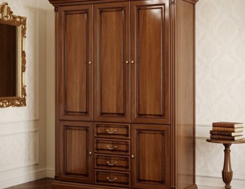 Florentine Executive 5-Door Wardrobe Combination