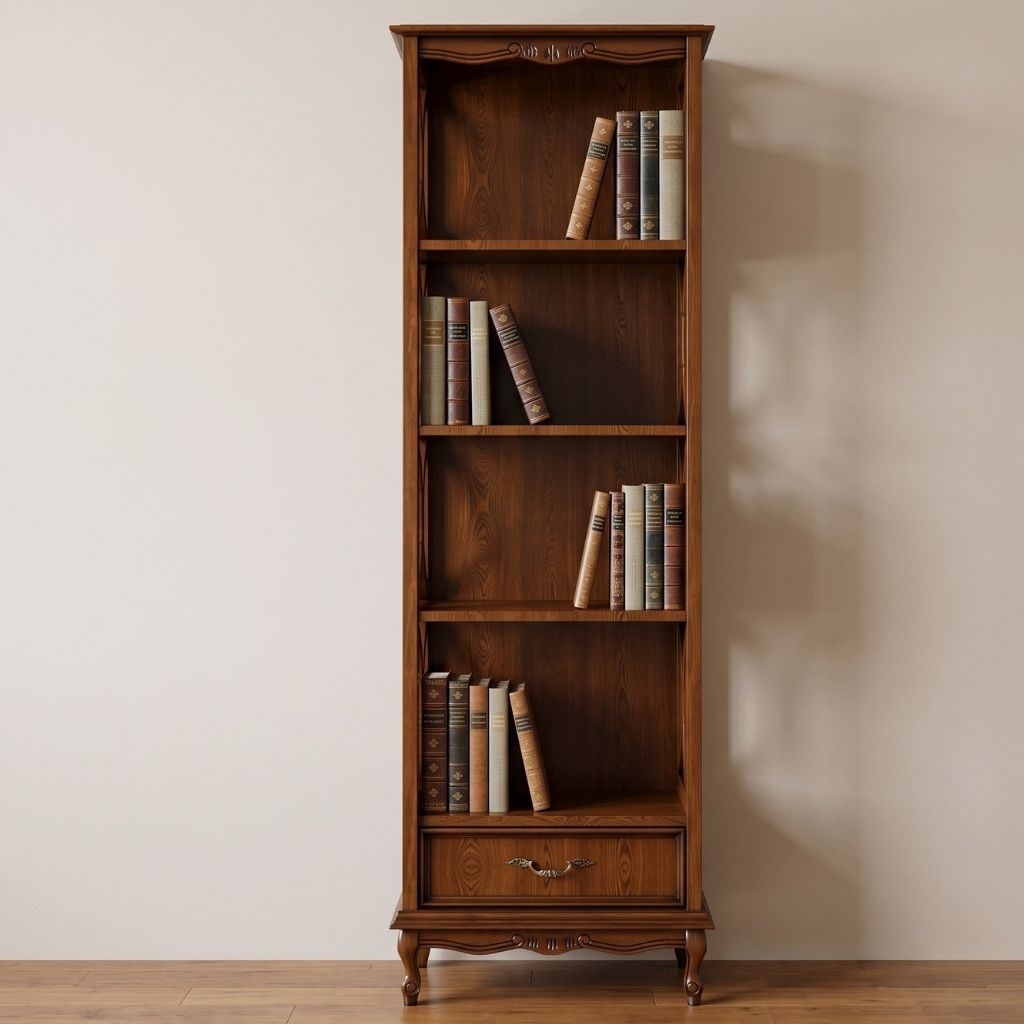 Classic Shahi Single-Door Drawer Bookcase Classic Shahi Single-Door Drawer Bookcase