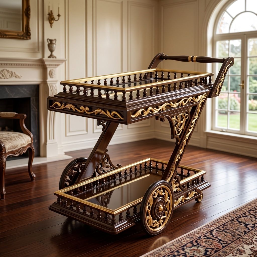 Imperial Gilded Z-Frame Hosting Trolley Imperial Gilded Z-Frame Hosting Trolley