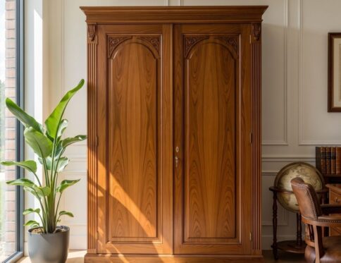 Classic Shahi 2-Door Arched Wardrobe