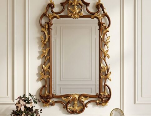 Venetian Vine & Leaf Antique Gold Mirror