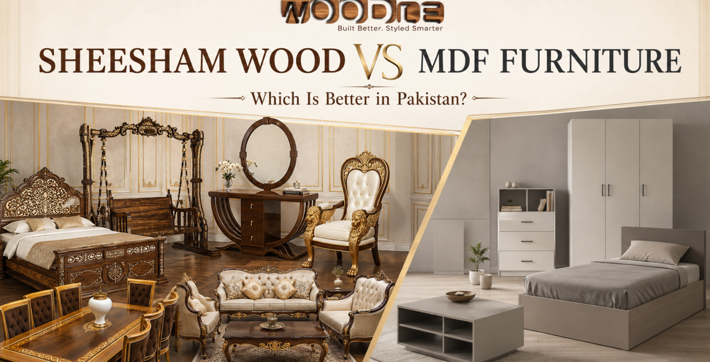 Sheesham Wood vs MDF Furniture Which Is Better in Pakistan
